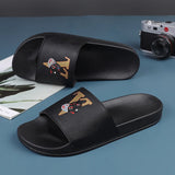 Summer Beach Outdoor Men's Slides Slippers Platform Mules Shoes Flats Sandals Indoor Household Flip Flop MartLion   
