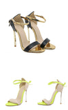 Liyke Elegant Women Party Wedding Stiletto Sandals Open Toe Pink Butterfly-Knot Cover Heels Pumps Summer Shoes Female Mart Lion   
