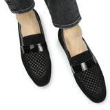 Casual Shoes Summer Men's Slip on Sapatos Masculino Erkek Loafers Moccasin Black One-step Shoes Breathable MartLion   