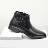Men's Warmest Winter Boots Leather Winter Shoes MartLion   