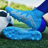 Soccer Cleats Men's Children's Football Boots Soccer Shoes Boys Teens Outdoor Sneakers Mart Lion   