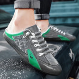 Summer Half Slippers for Men Men's Flat Bottom Casual Shoes Soft Sole Support Shoes Men's Sneakers
