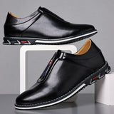 Men's Casual Leather Shoes Slip-on Driving Flats Outdoor Sports Mart Lion   