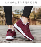 Hard-Wearing Casual Sneakers Outdoor Warm Furry Men's Loafers Lightweight Non-slip Running Shoes Waterproof MartLion   