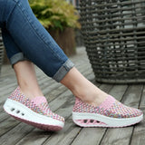 Women Sneakers Casual Wedges Increased Platform Shoes Breathable Sneakers Femme MartLion   