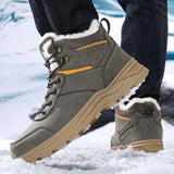 Winter Men Boots Warm  Outdoor Men's Snow Boots Non-slip Men Cotton Boots Lightweight Waterproof Working Ankle Boots MartLion   