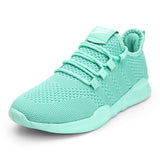 Woman Shoes Lac-up Men's Casual Lightweight Tenis Walking Solid Sneakers Breathable masculino Zapatillas Hombre Mart Lion Green 3 37 