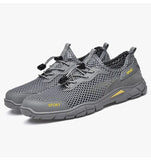 Summer Breathable Mesh Shoes Outdoor Hollowed-out Casual Shoes Anti-skid Anti-skid Tracing Shoes Mesh Fishplatform Sandals MartLion   