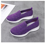 Mesh Breathable Sneakers Women Light Slip on Flat Casual Shoes Ladies Loafers Socks Zapatillas Mujer MartLion   