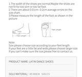  Women's Modern Dance Shoes Latin Dance Adult Ballroom Modern Jazz Mid-heel Indoor Soft-soled Practice Sandals MartLion - Mart Lion