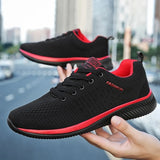 Men's Running Walking Knit Shoes Casual Sneakers Breathable Sport Athletic Gym Lightweight Sneakers Casual MartLion   