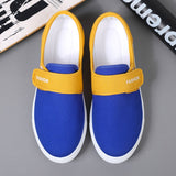 Men's Casual Sneakers Vulcanized Flat Shoes Designed Skateboarding Tennis Hook Loop Outdoor Sport Mart Lion   