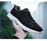 Men's Lace Up Knit Sneakers Casual Outdoor Athletic Running Walking Gym Sports Outdoor Male Women Breathable Shoes MartLion