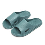 Bathroom Slipper Non Slip Shower Slides Sandals Women Men's Embossed Summer Pool Flip Flop Indoor Home Shoes Mart Lion Dark green 36-37 