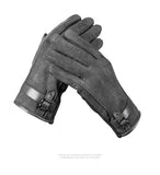 Winter Men's Cycling Gloves Outdoor Running Motorcycle Touch Screen Fleece Gloves MartLion   