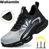 Men's Safety Work Shoes For Industrial Working Boots Puncture Proof Anti-smash Steel Toe Indestructible Sneakers MartLion   