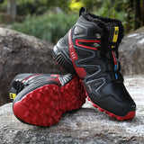 Warm Hiking Shoes Men's Winter Snow Tactical Boots Climbing Mountain Sneakers Combat MartLion   