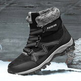 Men's Winter Snow Boots Warm Outdoor Waterproofanti-skid Ankle Boots Sports Hiking Shoes Zapatos Hombre MartLion   
