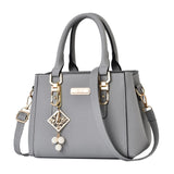 Handbags Women Shoulder Bags Casual Leather Messenger Bag Large Capacity Handbag Promotion MartLion Grey One Size CHINA
