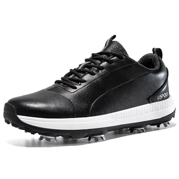 Spikes Golf Shoes Men's Golf Wears Comfortable Walking Sneakers Gym Footwears MartLion Hei 40 