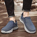 Men's Casual Shoes Canvas Breathable Loafers Outdoor Walking  Classic Loafers Sneakers Mart Lion   