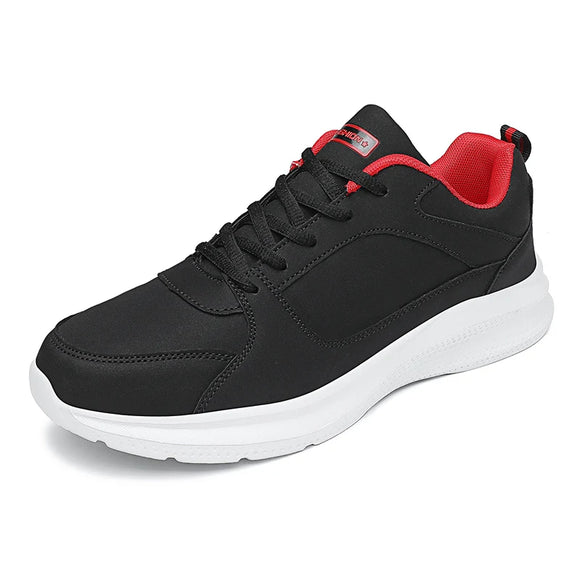 Shoes Men's Sports Cushion Trainers Brand Tennis Sneakers Running MartLion Black Red 39 