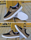 Men's Espadrilles Canvas Shoes Basic Flats Comfort Loafers Casual Sneakers Black Mart Lion   