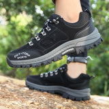 Men's Hiking Shoes Waterproof Warm Sneakers Climbing Casual Non-slip Wear-resistant Outdoor Travel MartLion   