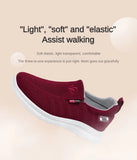 Women's Cloth Shoes Knitted Lightweight Trendy Soft Sole Breathable and Leisure Kick on MartLion   