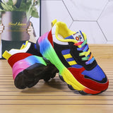 Women Sport Shoes Platform Sneakers Ladies Spring Winter Flats Running  Lace Up MartLion   