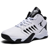 Men's Basketball Shoes Lightweight Sneakers Unisex Training Footwear Casual Sports MartLion 41 White 