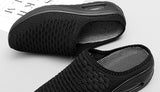 Summer Anti-Slip Flat Platform Casual Breathable Mesh  On Women Shoes Half Slippers Air Cushion Flats Ladies Mart Lion   