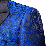 Men's Luxury Blazer Party Wedding Dress Jacket Suit Gold Thread Slim Dress Suit Barry Wang Mart Lion   
