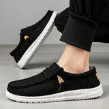 Men Casual Shoes Slip on Canvas Loafers  Walking Flats  Man  Non Slip Soft Moccasins Sneakers Summer MartLion   