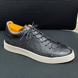 Derby Casual Shoes Men's Cow Genuine Leather Lace-Up Soft Sole Leather Flat Sneakers Driving Mart Lion   