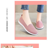 Women's Shoes Beijing Cloth  Casual Breathable Flat Sole Single  Soft Sole Mom purple MartLion   