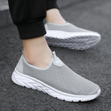 Shoes for Men Slip on Casual Breathable Mesh Outdoor Non Slip Lazy Shoes Lightweight  Men Shoes MartLion   