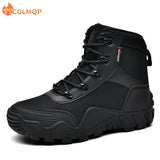 Brand Men's Boots Tactical Military Outdoor Hiking Winter Shoes Special Force Tactical Desert Combat Mart Lion   