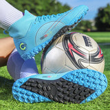  Turf Soccer Shoes Men's Ag Tf Football Boots For Kid Studded Trendy Outdoor Training Sneakers Mart Lion - Mart Lion