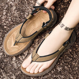 Summer men's casual breathable outdoor beach shoes flip flops waterproo MartLion   