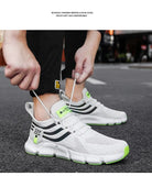 Men's Shoes Breathable Classic Running Sneakers Outdoor Light Mesh Slip on Walking MartLion   