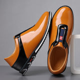 Men's Casual Leather Shoes Slip-on Driving Flats Outdoor Sports Mart Lion   
