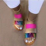  Summer Women Rome Flats Slippers Casual Beach Slides Designer PVC Sandals Sport Walking Ladies Shoes Mujer Flip Flops Mart Lion - Mart Lion