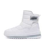 Men's winter snow boots with plush, thickened anti slip, thick soled boots, top boots, men's warm midsole snow shoes MartLion