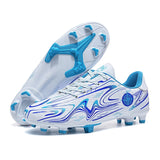 Soccer Shoes Society Men's Football Boots Soccer Outdoor Futsal Training Sport Footwear Futsal Woman Mart Lion WhiteMoon cd Eur 33 