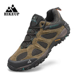 Non-slip Wear Resistant Men‘s Outdoor Hiking Shoes Breathable Splashproof Climbing Sneaker Hunting Mountain Mart Lion Khaki 40 CN