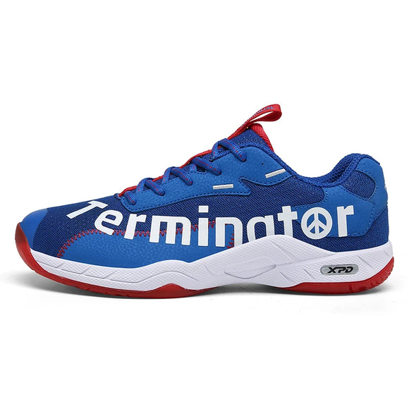 men's badminton shoes Breathable and anti-skid track and field shoes Women's outdoor training MartLion Blue 36 