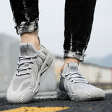 Men's Sports Shoes Mesh Breathable Sneakers Platform Loafers Running Light Women Casual MartLion   