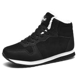 Men Snow Boots Outdoor No Slip Winter Ankle Boots Lightweight Hight Top Sneaker Warm Plush Women Footwear Hiking Boots MartLion