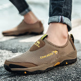 Summer Shoes Men's Casual Shoes Mesh outdoor Breathable Slip-on Flats Sneakers Water Loafers MartLion   